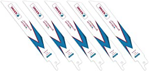 EZARC Hojas de sierra sable R622PM para Corte de metales 14TPI 150mm (pack de 5)