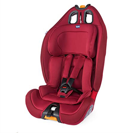 Chicco Chicco Gro Up 123 - Silla de coche grupo 123 (9-36kg) con reductor, color rojo (Red Passion) - Silla de coche grupo 1/2/3, Color Red Passion
