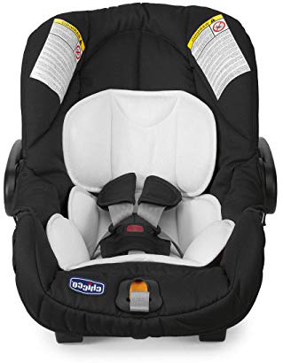 Chicco Key Fit - Silla de coche grupo 0+ con reductor para los primeros meses, color negro (Night)