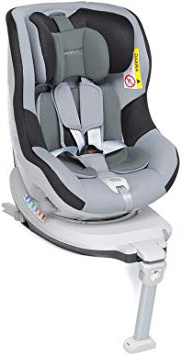 Foppapedretti Rolling Fix, Silla de coche grupo 0+/1 Isofix, Grafito