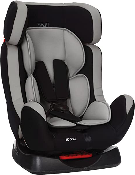 Play Scout, Silla de coche grupo 0+/1/2, negro/gris