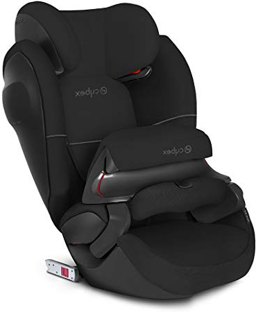Cybex - Silla de coche grupo 1/2/3 Pallas M-Fix SL, silla de coche 2 en 1 para niños, para coches con y sin ISOFIX, 9-36 kg, desde los 9 meses hasta los 12 años aprox.Pure Black