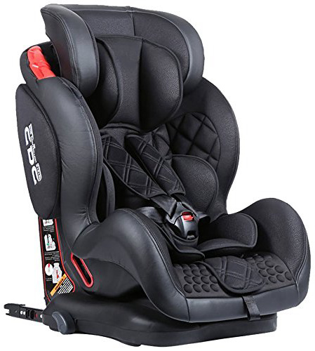 Star Ibaby BQ-06, Silla de coche grupo 1/2/3 Isofix, negro