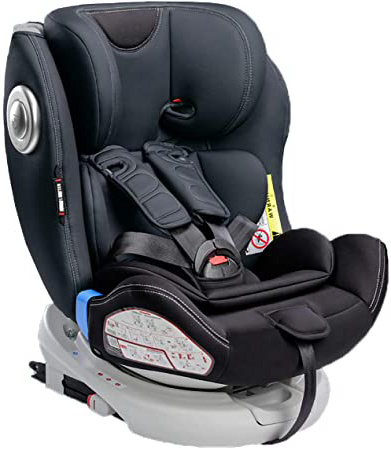 Babify - Silla de coche grupo 0+/1/2/3 Isofix rotación 360º - Ifix - Homologada a Contramarcha hasta Grupo 1