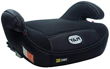 Play Three Fix, Silla de coche grupo 2/3 Isofix, negro