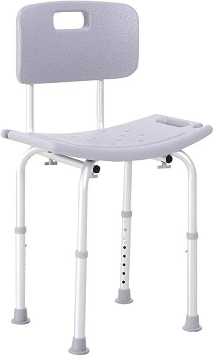 HOMCOM Silla Ducha Aluminio Baño