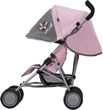 Silver Cross Silla de Paseo para muñecos Pop: Tejido Vintage Pink. Recomendado para niños de 18 Meses a 3 años.