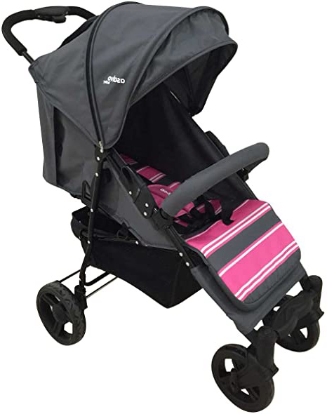 Asalvo Mit - Silla de paseo plegable y multifuncional, color rosa