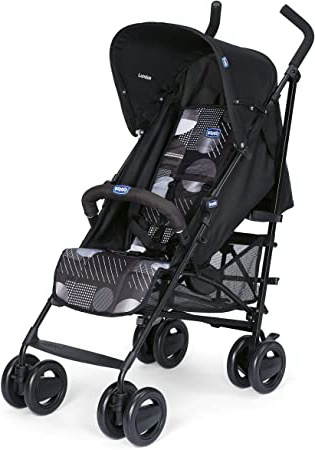 Chicco London - Silla de paseo, 7.2 kg, compacta y manejable, color negro