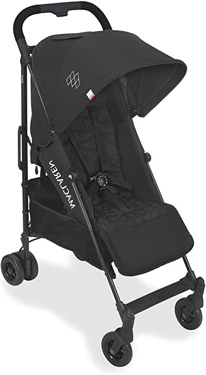 Maclaren Quest arc Silla de paseo - ligero, manillar unido, para recién nacidos hasta los 25kg, Asiento multiposición, suspensión en las 4 ruedas, Negro