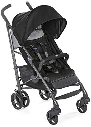 Chicco Liteway 3 - Silla de paseo ligera y compacta, soporta hasta 22kg, color negro (Jet Black)
