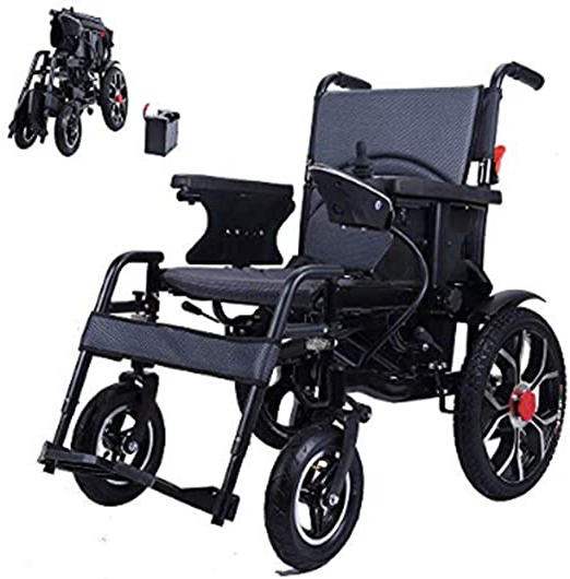 XINTONGDA Silla de Ruedas eléctrica Plegable para discapacitados Carro Plegable Antiguo Deshabilitado Scooter Capacidad de acción compensatoria