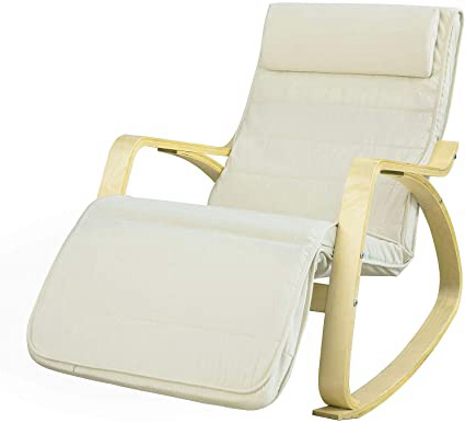 SoBuy Silla de relax, mecedora