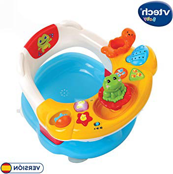 Vtech Aquasilla 2 en 1, silla de baño y panel de actividades, juguete para jugar dentro y fuera del agua, multicolor (80-515422)