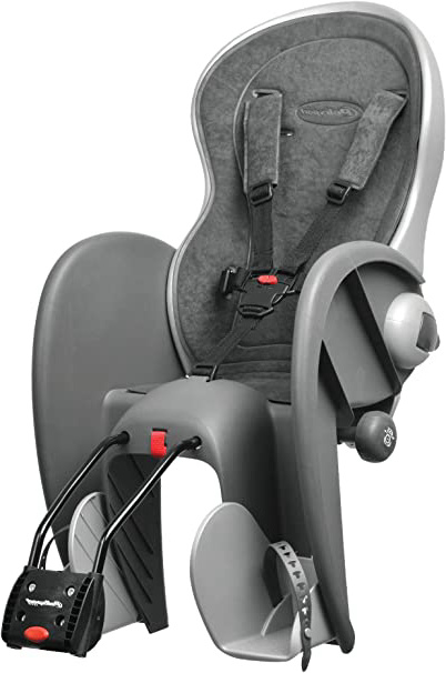 Polisport Fahrrad-Kindersitz Portabebé, Infantil, Gris,