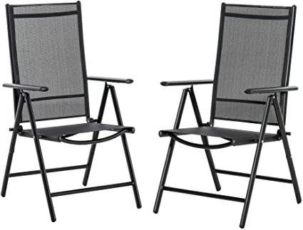 Outsunny Set de 2 Sillas