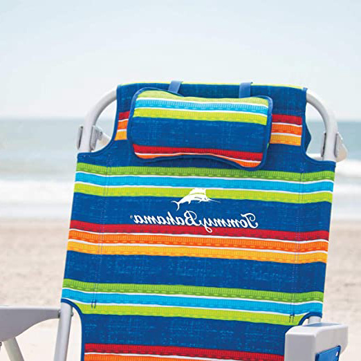 TECNOVOZ Silla Playa Plegable Asas Tipo Mochila Tommy Bahamas 2000998 Rayas ….