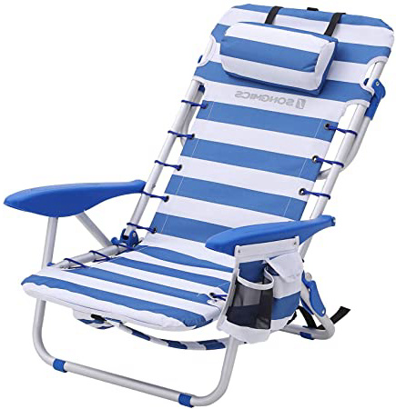 SONGMICS Silla de Playa Portátil,