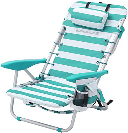 SONGMICS Silla Playera Portátil con