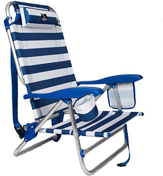 CREVICOSTA Silla Playera Nevera 2108 Azul Y Blanco