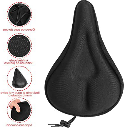 WOTOW Cubierta de Asiento Bicicleta,Cojín