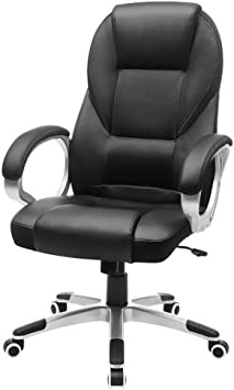 Songmics OBG22B-Silla de Oficina giratoria