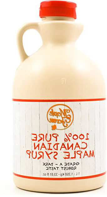 ⭐Jarabe de arce Grado A (Dark, Robust taste) - 1 litro (1,35 Kg) - Miel de arce - Sirope de Arce - Original maple syrup