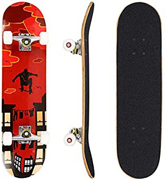 Hikole Skateboard Completo, Pro 31