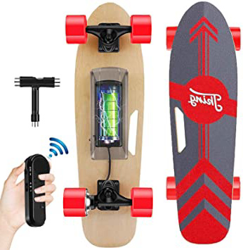 Tooluck Electric Skateboard Monopatín eléctrico