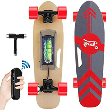 Tooluck Electric Skateboard Monopatín eléctrico