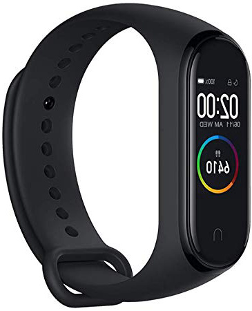 Xiaomi Mi Band 4 Pulsera de Actividad,Monitores de Actividad,Pantalla Pulsómetro Fitness Tracker, Pulsera Smartwatch con 0.95 Pantalla AMOLED a Color,con iOS y Android,Negro(Versión Global)