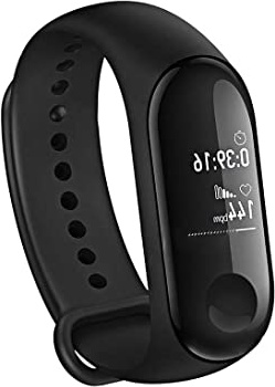 Xiaomi Mi Band 3 Pulsera de Actividad Inteligente Rastreador Deportes Deportiva con Pulsómetro Monitor de Ritmo Cardíaco 0,78 Pulgadas OLED Pantalla Táctil Pronóstico del Tiempo Negro