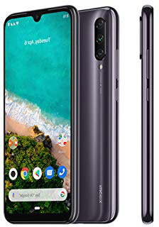 Xiaomi Mi A3 Smartphones 4 GB RAM + 128 GB ROM, Pantalla de 6.088', Procesador Octa-Core, 32 MP Frontal y 48 MP AI Triple Cámara, Color Negro (Otra version Europea)