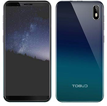 CUBOT J5 Doble SIM Smartphone 5,5 Pulgadas (13,97cm) Pantalla Táctil Capacitiva,Android 9.0 Operativo,2GRAM+16GROM,2800mAhBatería,Procesador Cuatro Núcleos,Identificación de Cara(Gradiente)