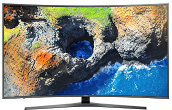 Samsung Serie 6 MU6645 - Smart TV de 55" (3840 x 2160, 4K UHD, HDR, Active Crystal Color, Wi-Fi, diseño Curvo), Color Negro