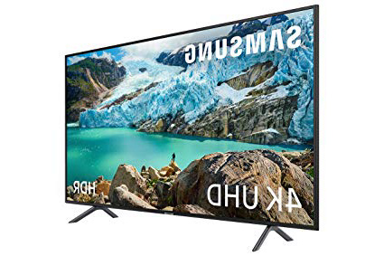 Samsung 55RU7105 - Smart TV 2019 de 55" con Resolución 4K UHD, Ultra Dimming, HDR (HDR10+), Procesador 4K, One Remote Experience, Apple TV y Compatible con Alexa