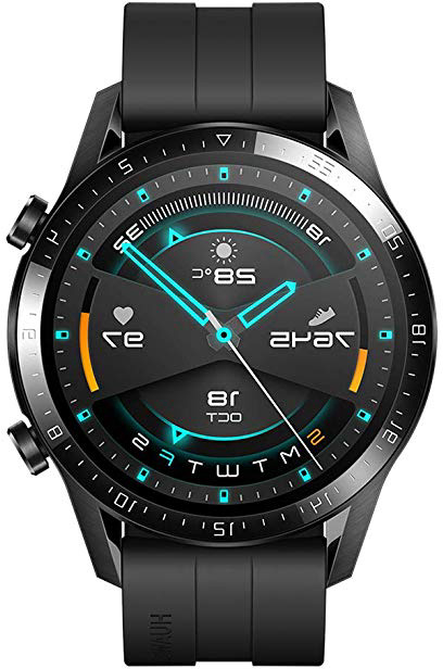 Huawei Watch GT2 - Smartwatch con Caja de 46 Mm (hasta 2 Semanas de Batería, Pantalla Táctil Amoled de 1.39", GPS, 15 Modos Deportivos, Llamadas Bluetooth) Matte Black