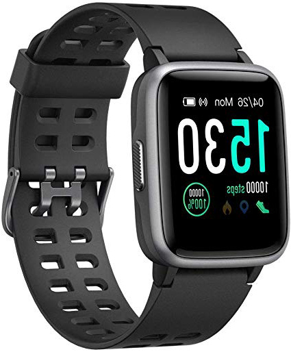 YAMAY Smartwatch, Impermeable Reloj Inteligente con Cronómetro, Pulsera Actividad Inteligente para Deporte, Reloj de Fitness con Podómetro Smartwatch Mujer Hombre niños para Xiaomi HuaweiI Teléfono
