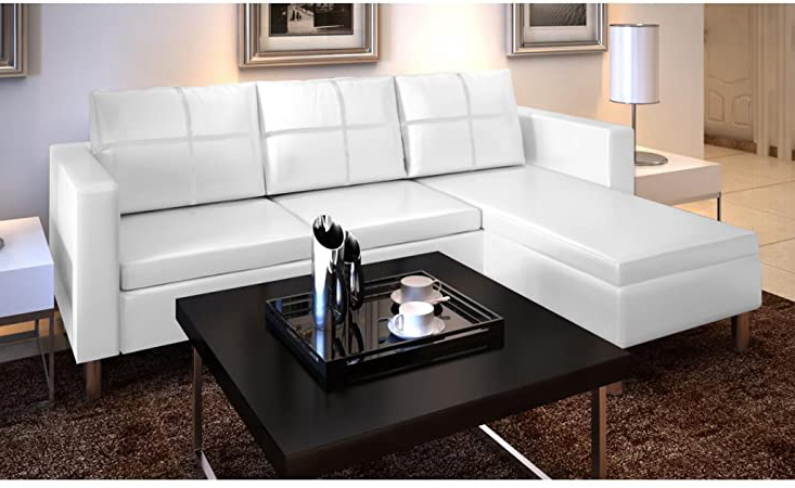 Festnight Sofa de Piel con