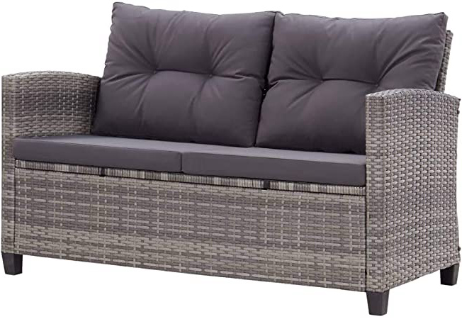 vidaXL Sofá de Jardín 2