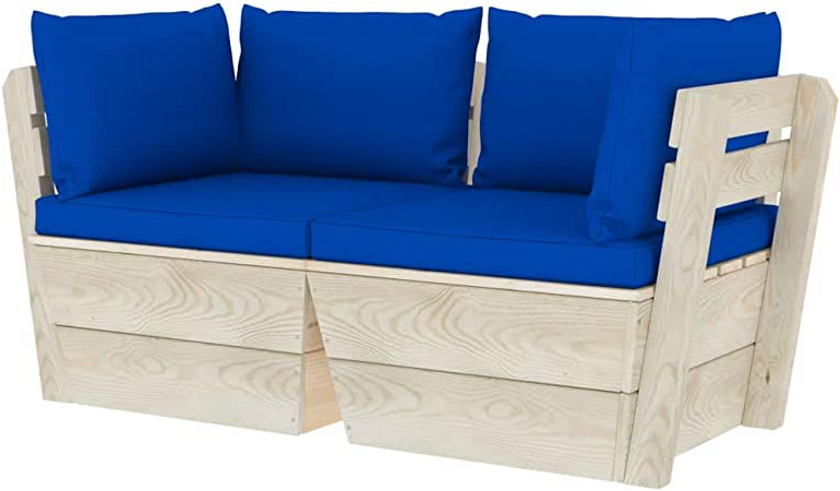 vidaXL Madera de Abeto Sofá