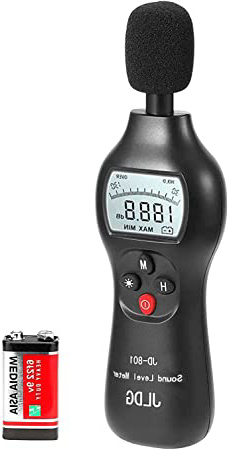 Decibelímetros,30-130 dBA Profesional Medidor de