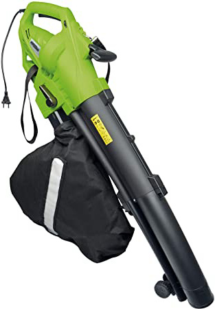 Brüder Mannesmann M60215 - Herramienta eléctrica Aspirador de hojas/soplador, 3000 W