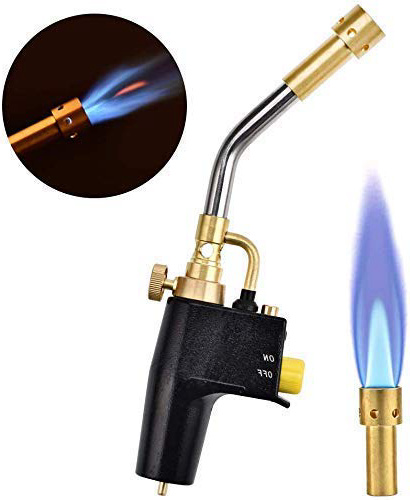 S SMAUTOP Mapp Antorcha de Gas, Control de Flujo de Encendido Incorporado Sous Vide Cooking, Searing Steak Gas Torch
