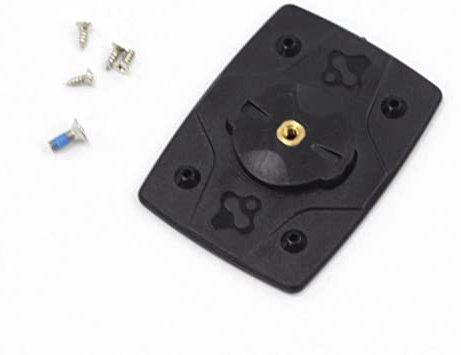 Fouriers - Soporte Adaptador de bastón de teléfono de Bicicleta para Soporte de Montaje de Ordenador Garmin Edge GPS, Color Negro Phone Sticker