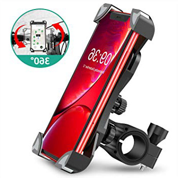 Cocoda Soporte Movil Bici, 360° Rotación Soporte Movil Moto Bicicleta, Anti Vibración Porta Telefono Motocicleta Montaña para iPhone 11 Pro MAX/XS MAX/XR, Samsung S20/S10 y Otro 4.5-7.0" Móvil