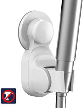 KOLLIEE Soporte De Ducha Ajustable, Soporte De La Ducha Universal Soporte Para Ducha Ba?o Con Ventosa Pared Sin Taladroc, Soporte De Alcachofa Para Ducha, Titular De La Cabeza De Ducha