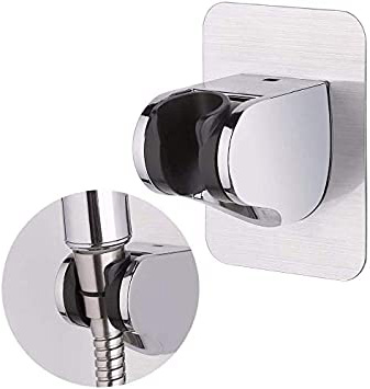 Wuudi Soporte para alcachofa de Ducha 1Pcs sin Taladro, Ajustable Resistente al Agua Soporte para alcachofa de Ducha de Pared para baño