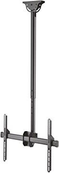 AISENS CT70TSLE-033 - Soporte de Techo para Monitor/TV DE 37"-70", Color Negro
