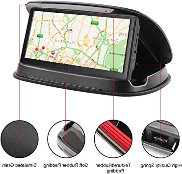 Soporte de salpicadero Antideslizante para GPS Garmin Nuvi. Tomtom